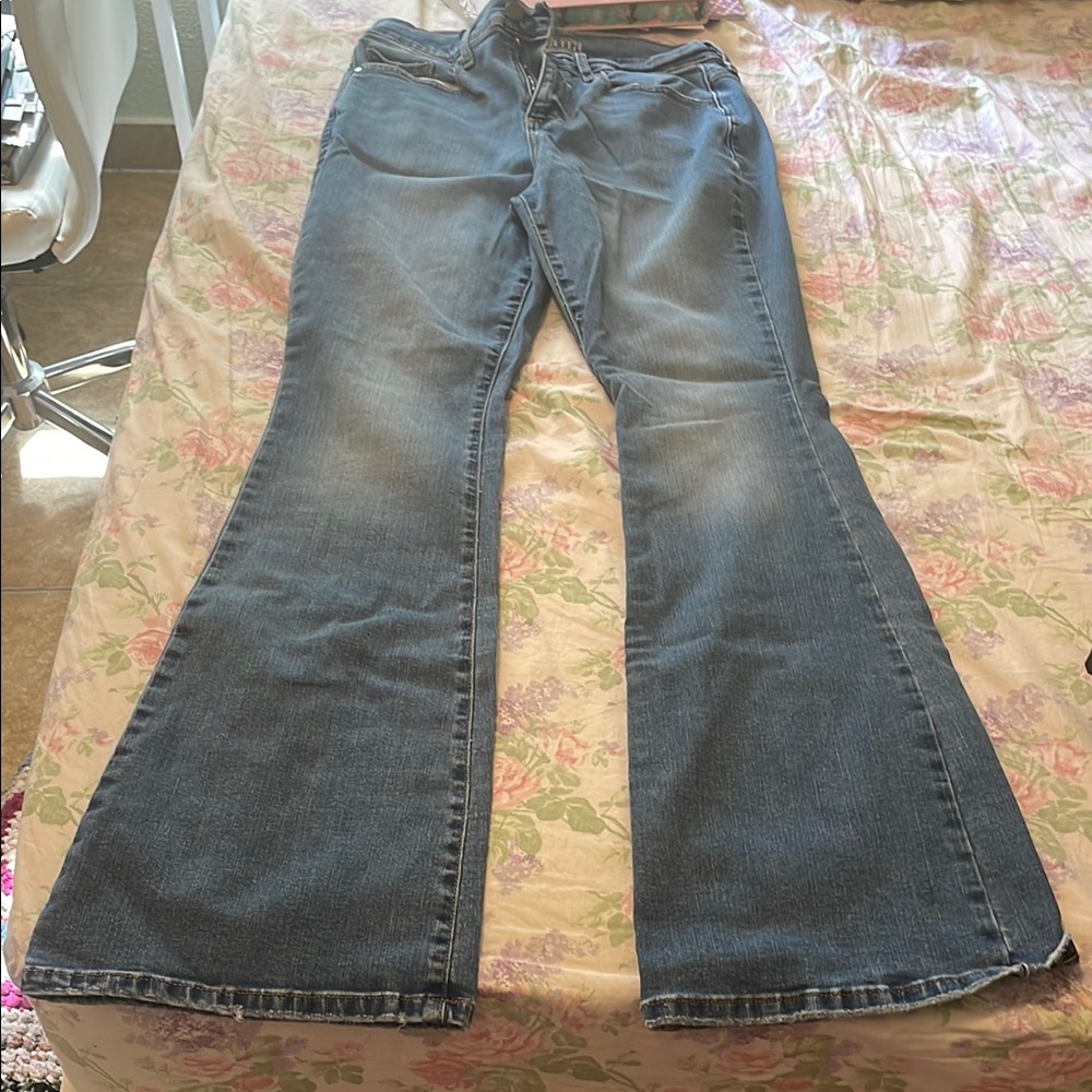 a.n.a Dark Blue Flare Jeans